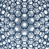 Hyperbolic 3d hexagonal tiling