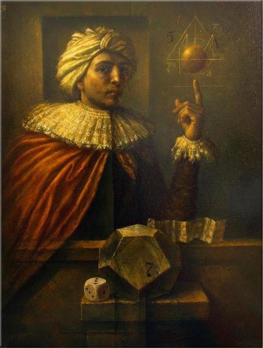El dodecaedro en la pintura