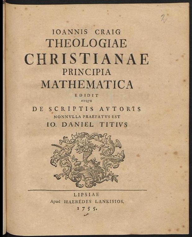 Principia mathematica… ¡de teología!