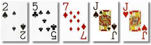 El truco de las N cartas ((N=4,...,6)