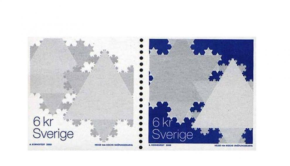 Copo de Koch en estos sellos suecos (2000)