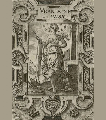 Ilustración de la Musa Urania