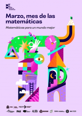 Cartel de “Marzo, mes de las matemáticas”