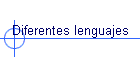 Diferentes lenguajes