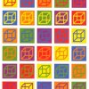 Cubes in colour on colour, 2003