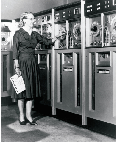 Grace Hopper con el UNIVAC I en 1952