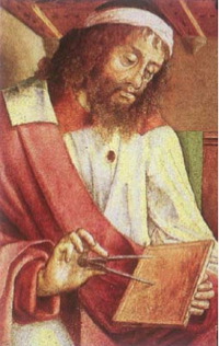 Retrato de Euclides por Giusto de Gante (aprox. 1475)