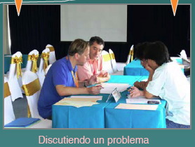 Discutiendo un problema