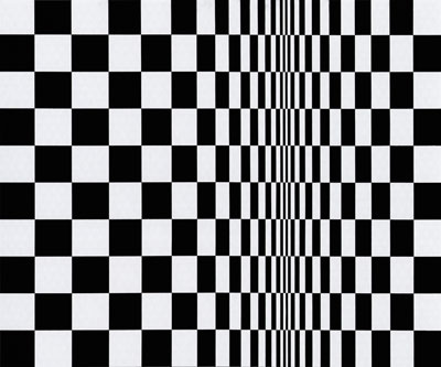 Bridget Riley, Movement in Squares, 1961.