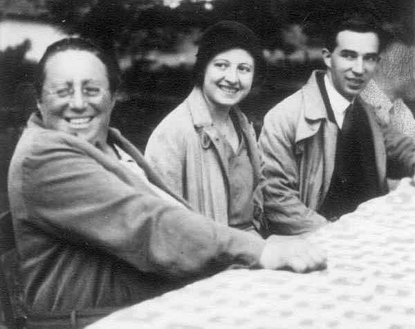 Göttingen, 1931:  Emmy Noether, Marie-Louise Dubreil-Jacotin, Paul Dubreil