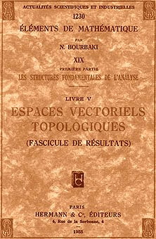 Espacios vectoriales topológicos