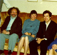 Martin Davis, Julia Robinson y Yuri Matiyasevich en 1982 en Calgary