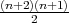 (n+2)(n+1) ---2-----