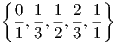 {           } 0-, 1, 1-, 2, 1 1  3 2  3 1