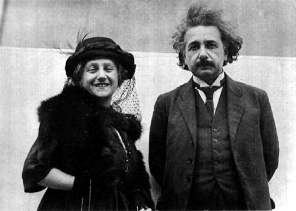 Elsa y Albert Einstein, 1922