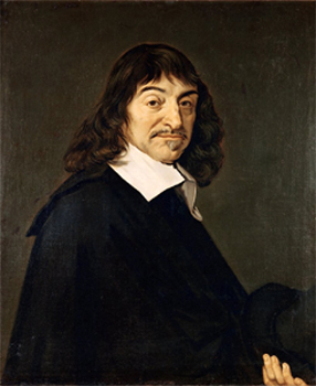 René Descartes, óleo sobre lienzo de Frans Hals