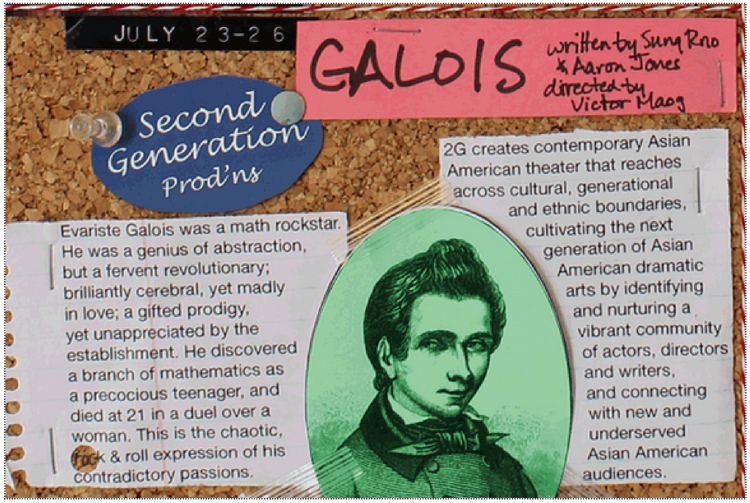 Galois, de Second Generation