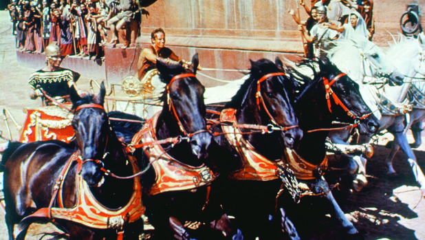 La famosa carrera de cuádrigas de «Ben-Hur» (1959) - Archivo