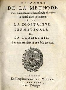 «Discurso del método», primera edición de 1637